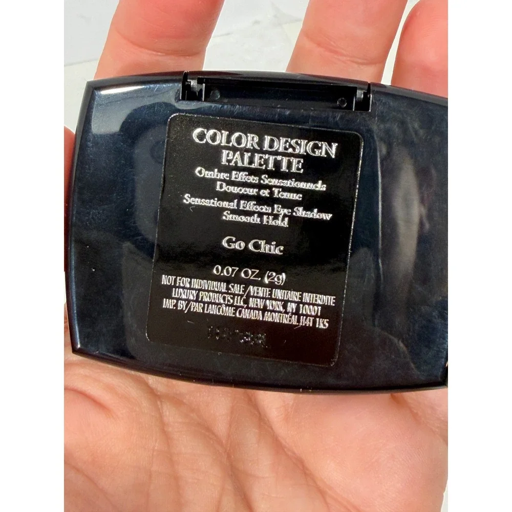 Lancome Color Design Palette Go Chic 5 Pan Eye Shadow Neutrals 0.07‎ oz 2g